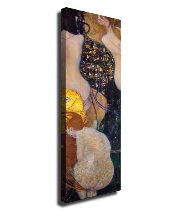 Wallity Cuadro de Gustav Klimt en Lienzo Enmarcado 30 x 80 cm PC310